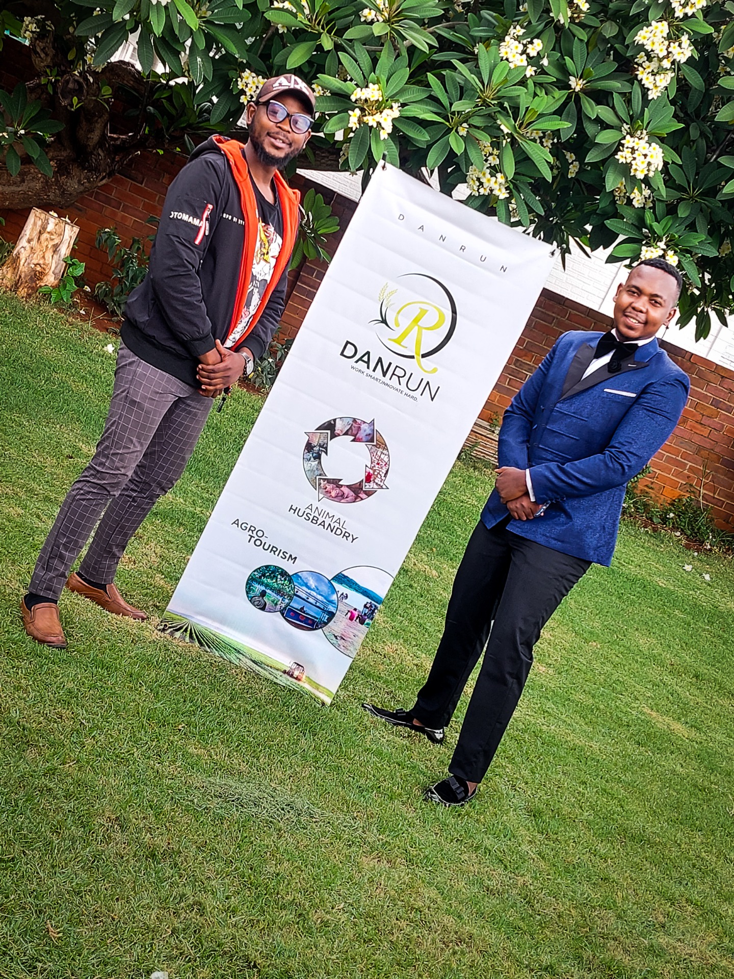 Danrun:- Directors During Mashonaland East Agriculture Show :-Exhibition stand | Mr Ben-Ben Dumisani Rungani | Mr Daniel Mehluli Rungani | Brainchild | Business | Research, Development, & Liason |