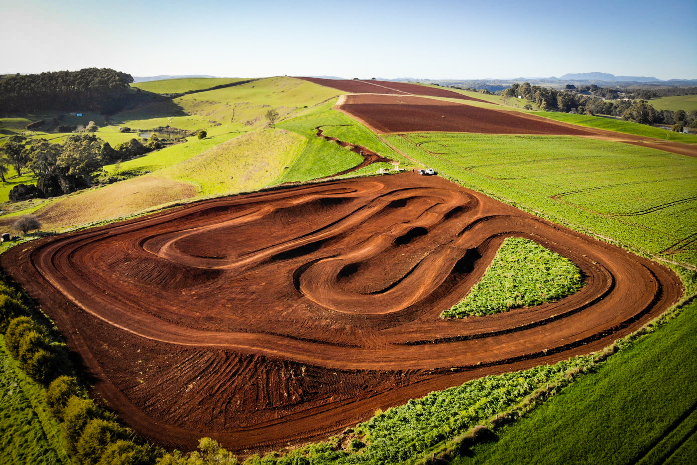 Farm Field Racing Tracks | 80 hectares & 25 hectares Circles | Center Pivot Irrigation Systems Circles |  | Quardbikes | Mini Dart Bikes | Cycling |