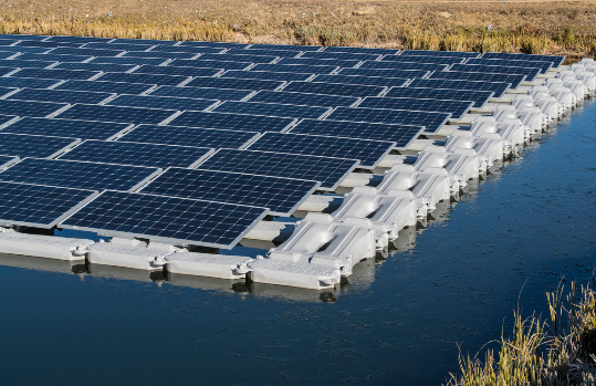 Floating Solar Panels Sample
