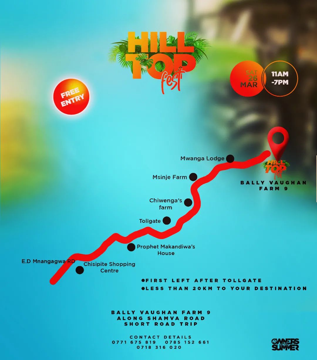 Directions to the Location:- Bally Vaughan Farm 9, Goromonzi North, Mashonaland East 