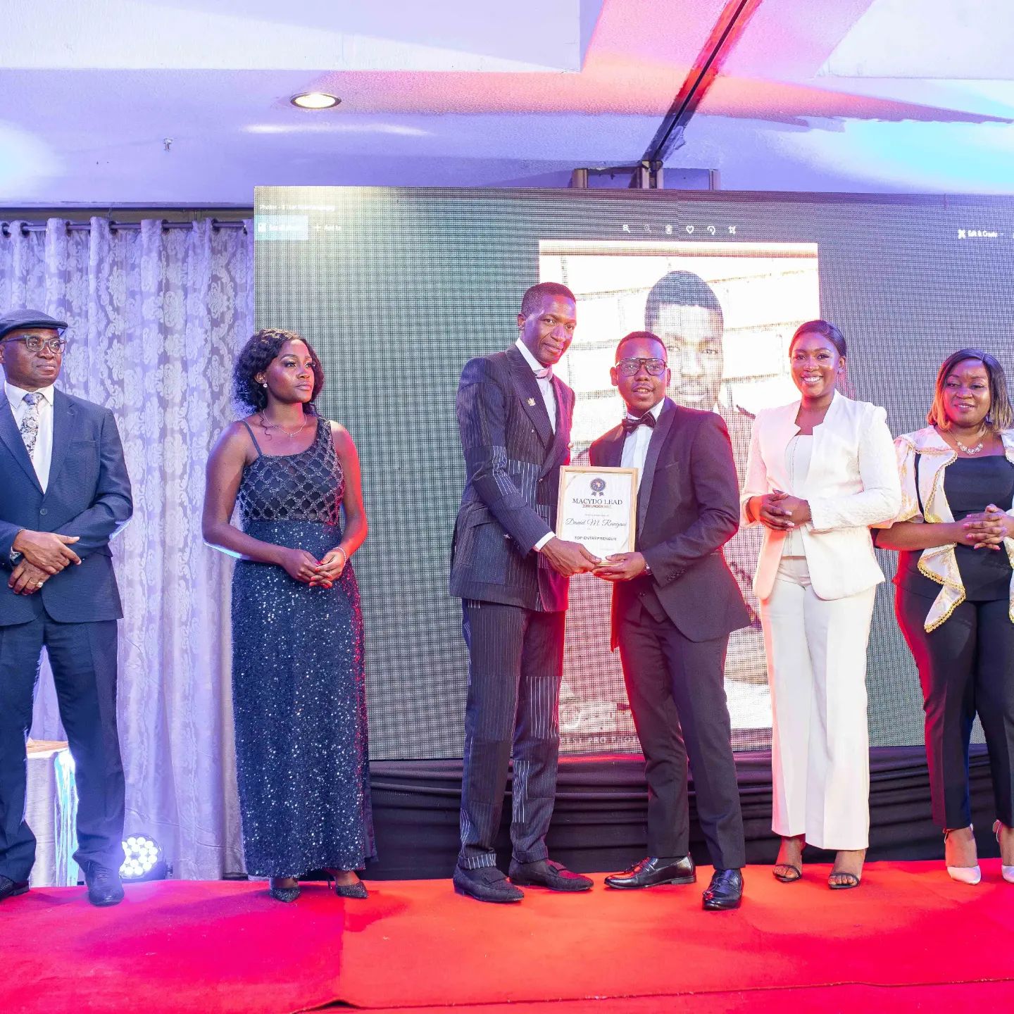 Scenes from 30 under 30 | 2022 Awards | Guest:- Ambassador at Large, Presidental Envoy to America, & the Caribbeans:- Prophet Urbert Angel | Businessman Mr N. Chanakira[ Banker]